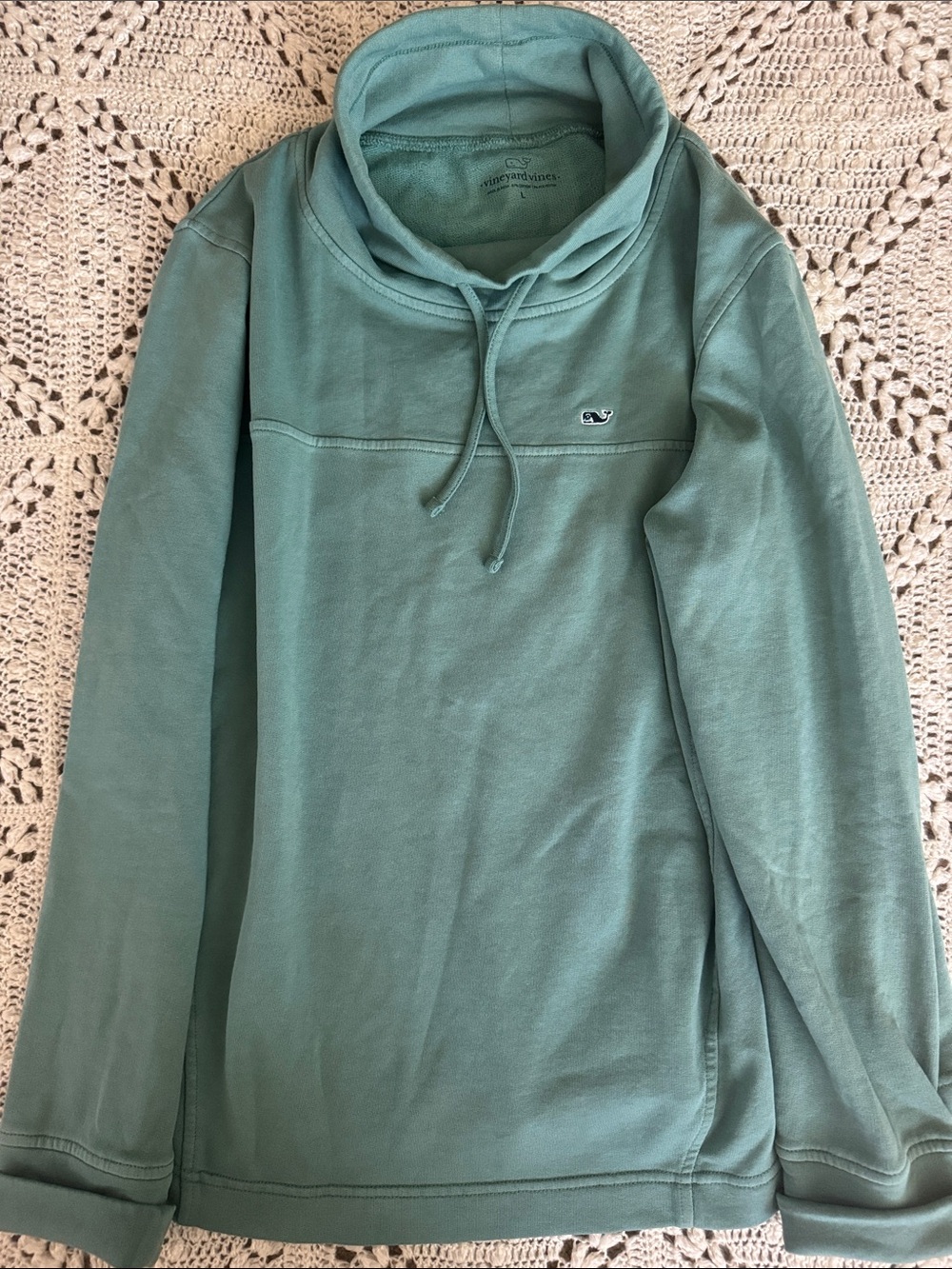 Vineyard Vines Mint Green Cowl Pullover